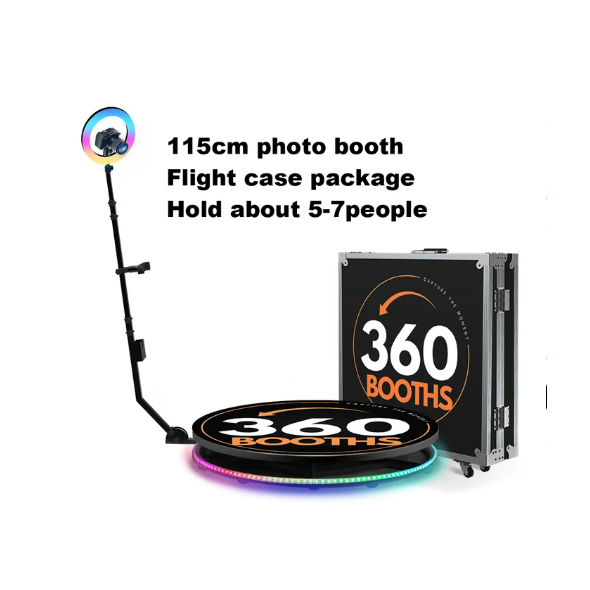 Automatic Spin 360 Photo Booth Video Machine Selfie 360 Degree Photobooth
