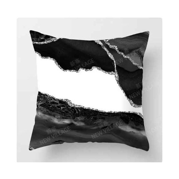 Abstract Personality Design Black Marble Cushion Cover Home Decor Throw Pillow Cover Living Room Sofa Decor