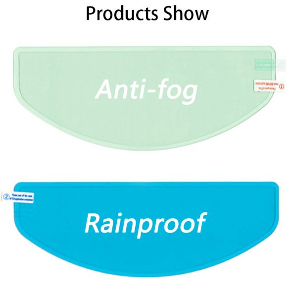 Universal Motorcycle Helmet Anti-fog Film and Rainproof Film Durable Nano Coating Sticker Film Helmet Accessories