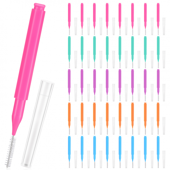 100Pcs Cleaner Interdental Brush Portable Brushes