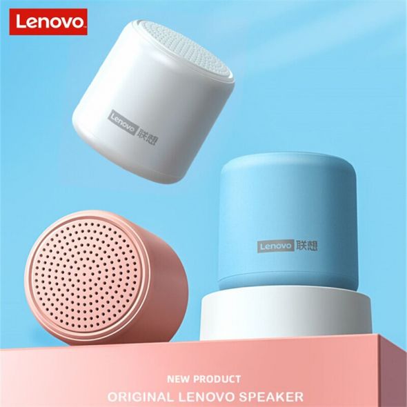 Original Lenovo L01 Mini Wireless Bluetooth 5.0 Speaker TWS Connection Outdoor with Lanyard Portable Sound Box
