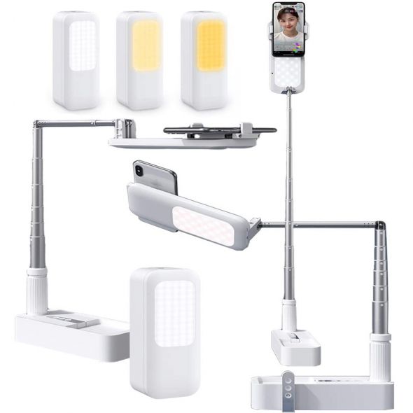 Phone Holder Lampe Selfie Fill Light Support Portable