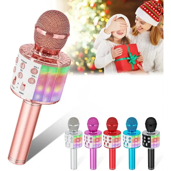 Karaoke Microphone for Kids Singing, 5 in 1