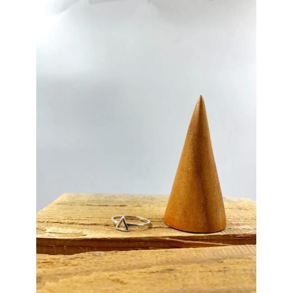 Silver ring 9.25 triangular shape. Available in size # 5 / # 6 / # 7 / # 8 / # 9