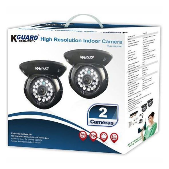 Kguard Hd812cpk2 2 Pack Indoor Dome Security Cameras