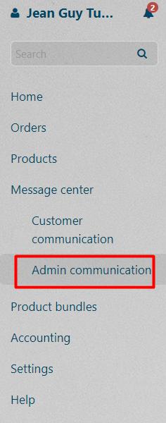 Admin Communication